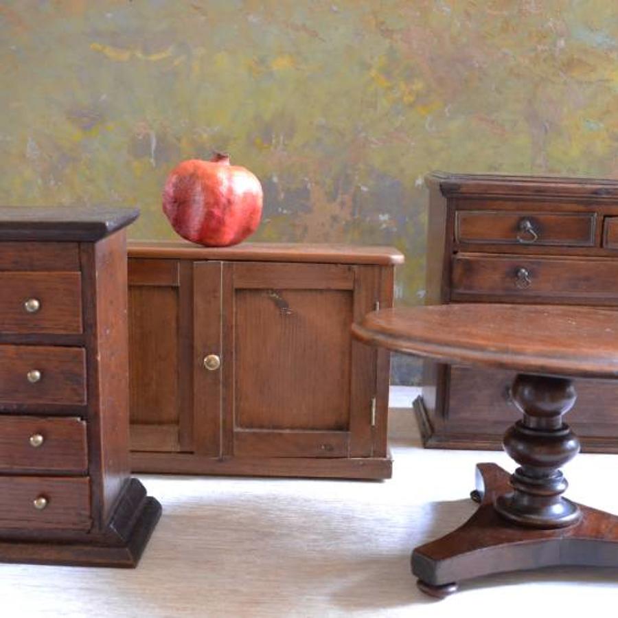Collection of Miniature Antique Furniture