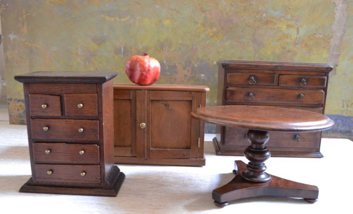 Collection of Miniature Antique Furniture