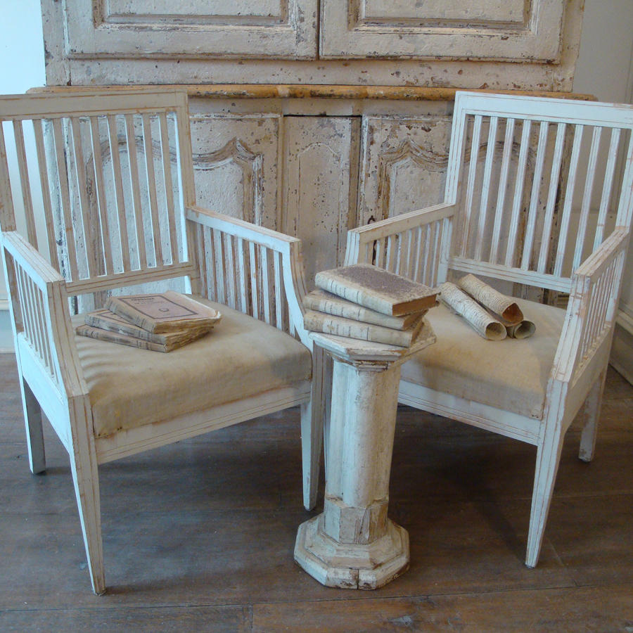 A Pair of Swedish Armchairs