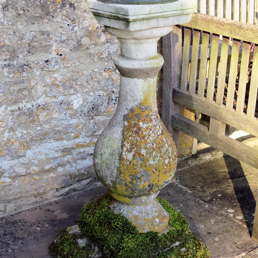 18th c Portland Stone Sundial - circa 1790