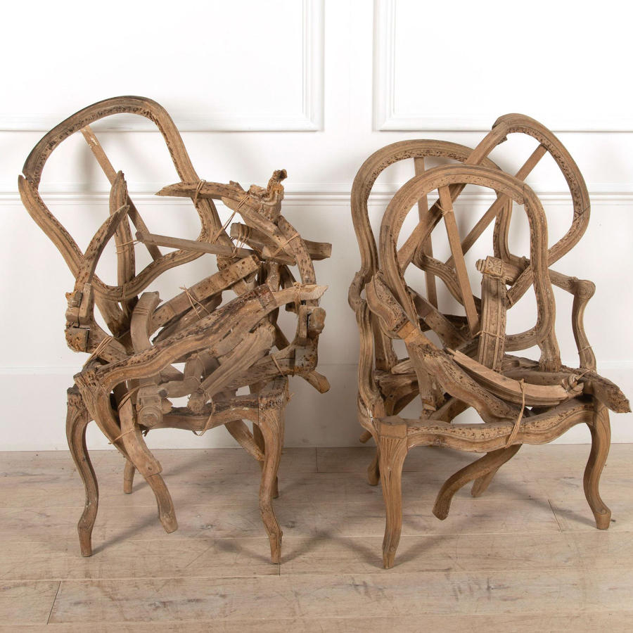 Installation "elements of 18th c French Chairs"