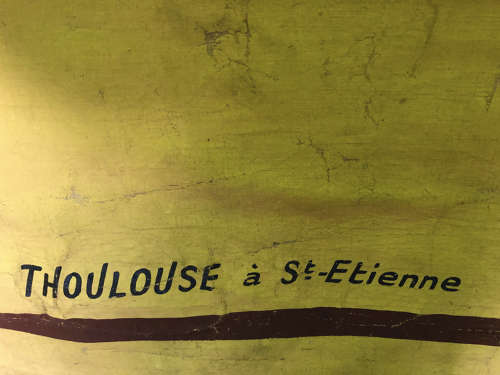 19th c French Canvas from a 'Game Shop' - circa 1890