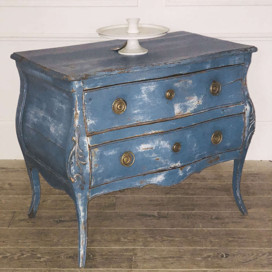 French 18th century Commode Bombee with 2 large drawers - circa 1780