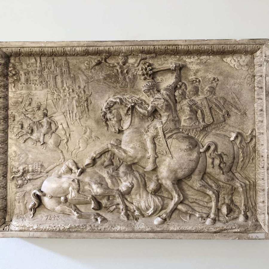 19th c French plaster 'Bas Relief' - circa 1820
