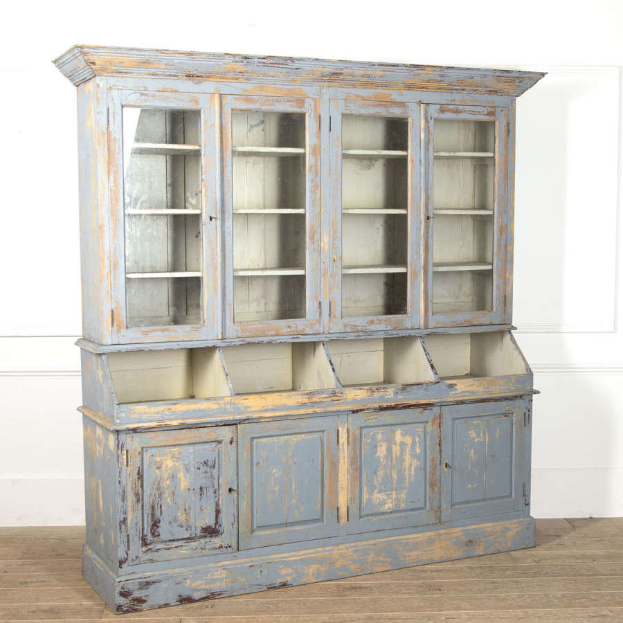 19th c French Painted Dresser from a Grocery Shop - circa 1890