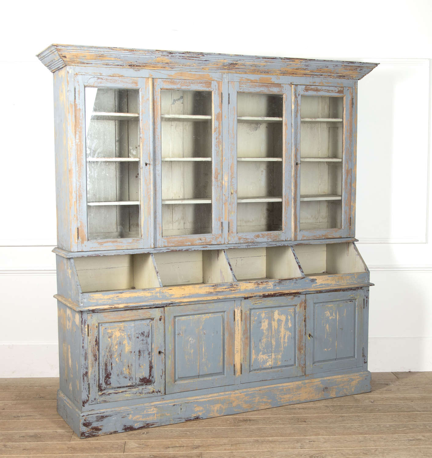19th c French Painted Dresser from a Grocery Shop - circa 1890