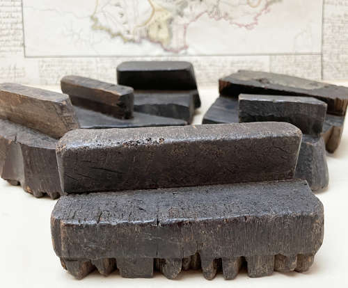 Collection of 8 Old Indian Printing Blocks - circa 1920