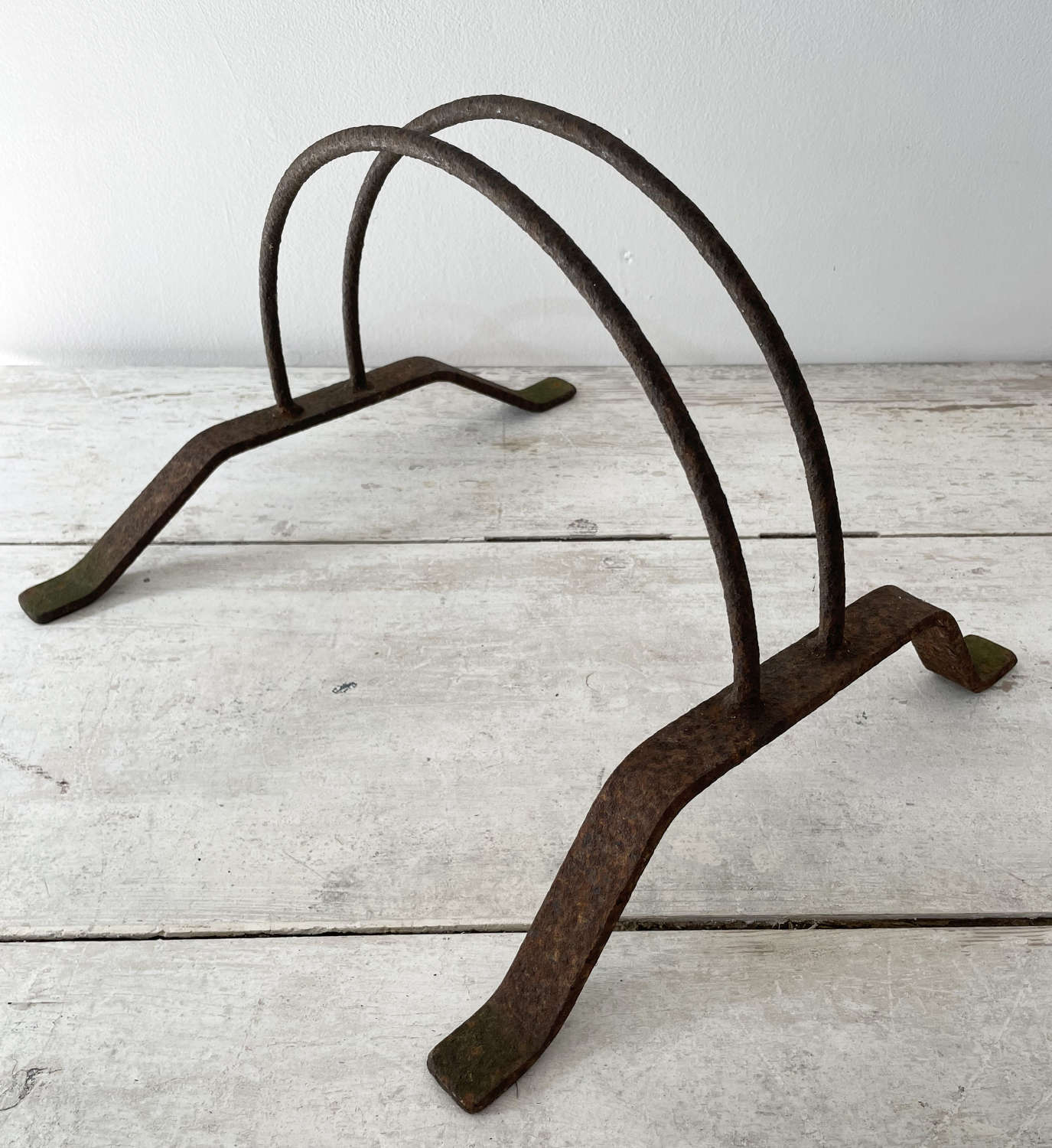 19th century French wrought Iron Bicycle Stand - circa 1890