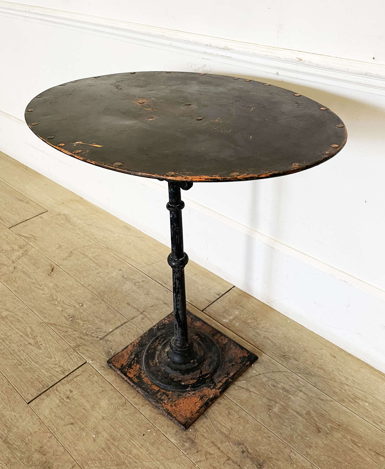 A lovely 19th c French Oval Cast iron Table - circa 1880