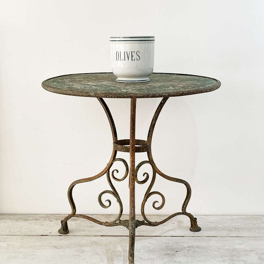 French 19th c Round Arras Table