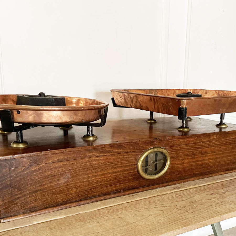 Magnificent Set of French Scales with Weights - circa 1880