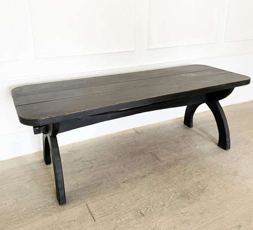 Swedish 20th century Black Dining Table - circa 1920
