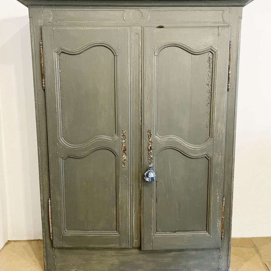 18th century French Painted Pine Armoire - circa 1750