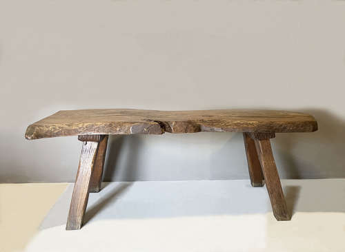 20th Century French Primitive Oak Table
