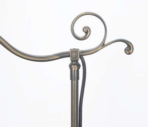 Early 20th Century English Brass Floor Lamp
