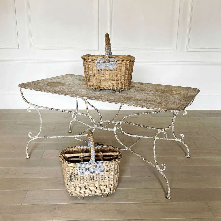 French 19th Century Wrought Iron Table