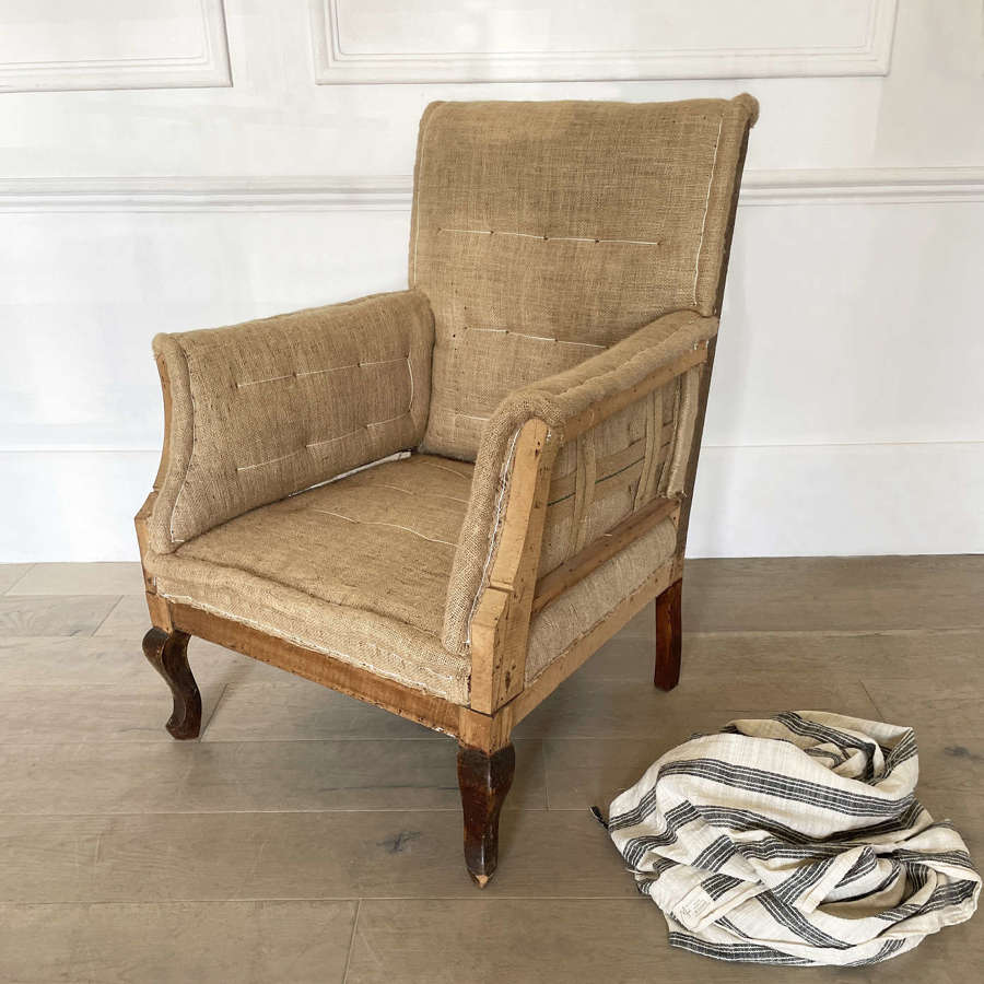 French 19th century deconstructed Armchair - circa 1890