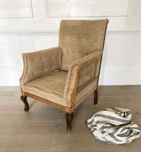 French 19th century deconstructed Armchair - circa 1890