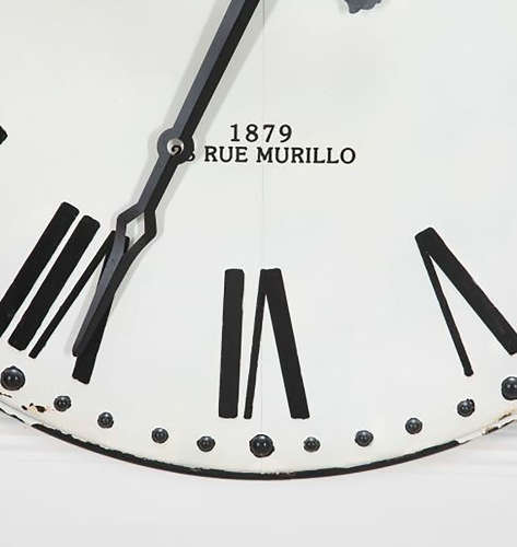 Large French Vintage Clock Face. Circa 1960