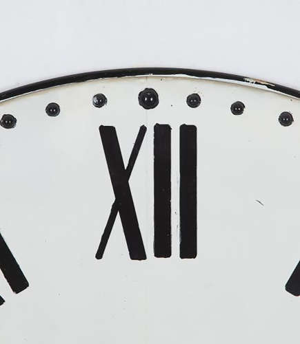 Large French Vintage Clock Face. Circa 1960