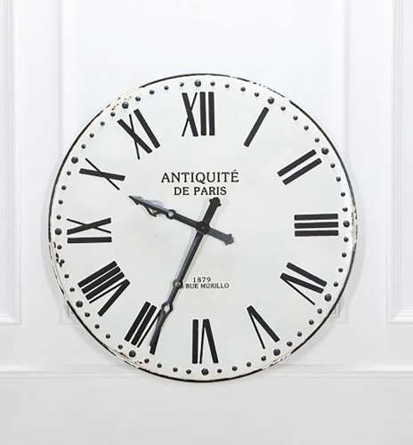 Large French Vintage Clock Face. Circa 1960