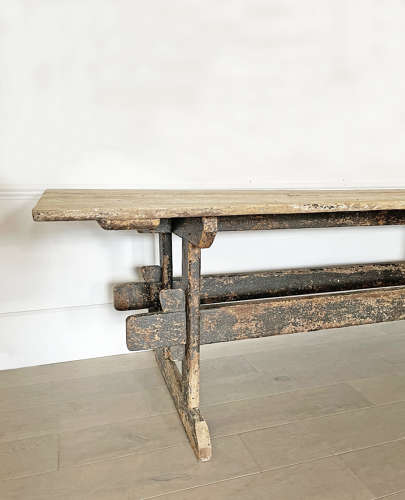 Early 19th century Italian Long Pine Table - circa 1820