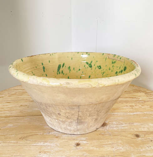 Large 19th c Italian Terracotta Bowl