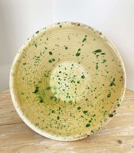 Large 19th c Italian Terracotta Bowl