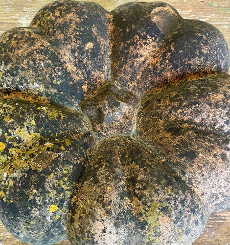 French 20th c Terracotta Pumpkin