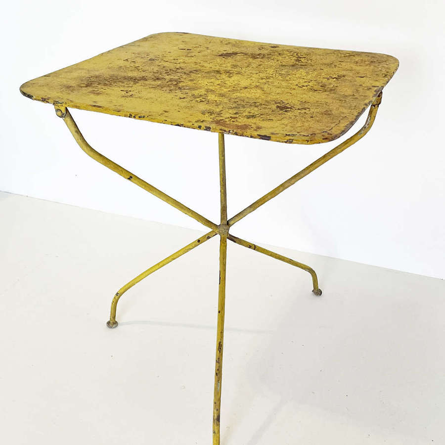 Small 20th c French Yellow Iron Table circa 1930