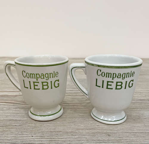 Pr. 20th century French Oxo Mugs