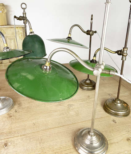 French 20th c Rise & Fall Desk Lamp No.1 - circa 1940