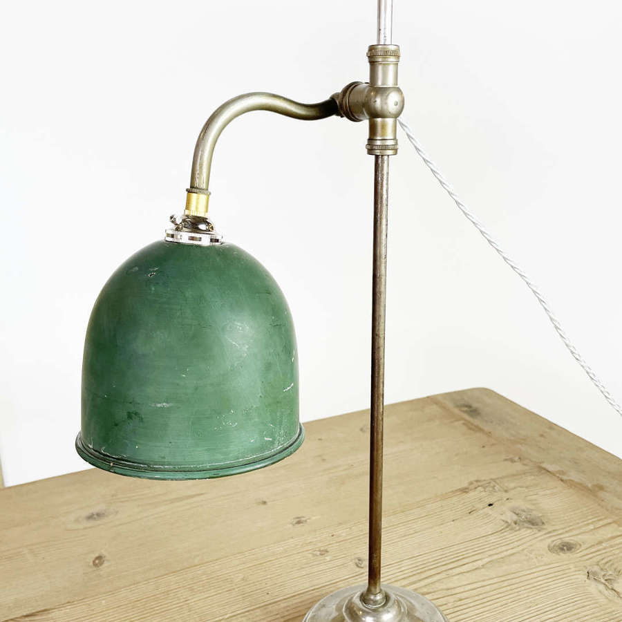 French 20th c Rise & Fall Desk Lamp No.2 - circa 1940