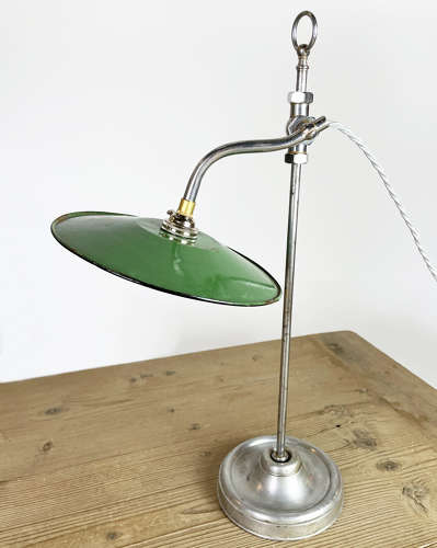 French 20th c Rise & Fall Desk Lamp No.5 - circa 1940