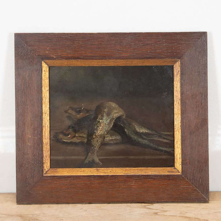 19th c French Still Life of Fish