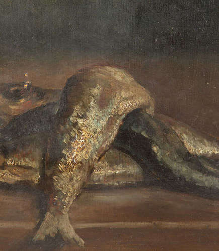 19th c French Still Life of Fish