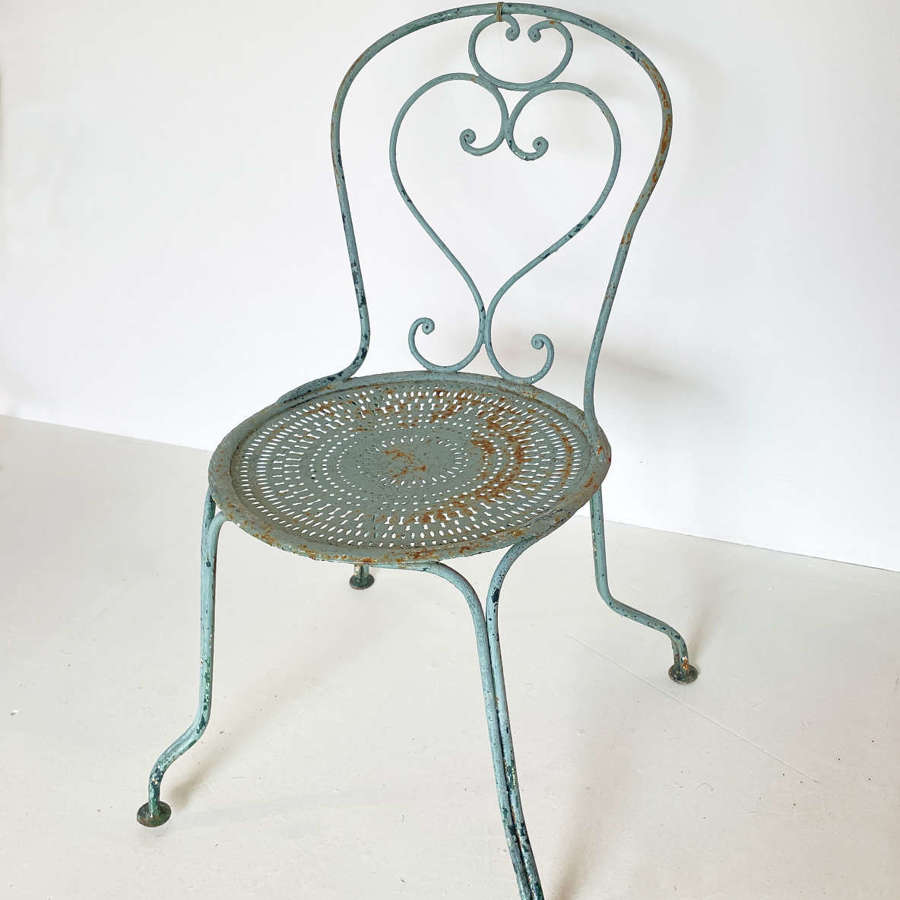 Charming French 19th c Garden Chair - circa 1900