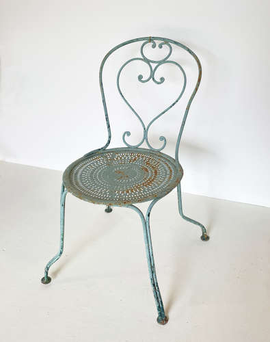Charming French 19th c Garden Chair - circa 1900
