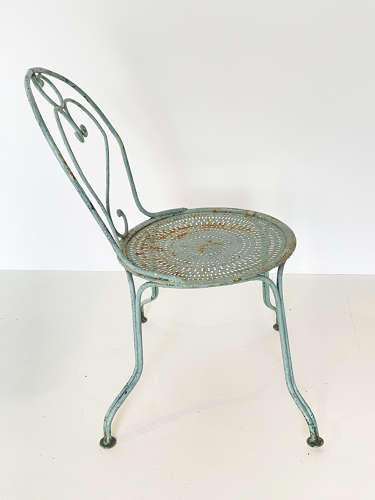 Charming French 19th c Garden Chair - circa 1900