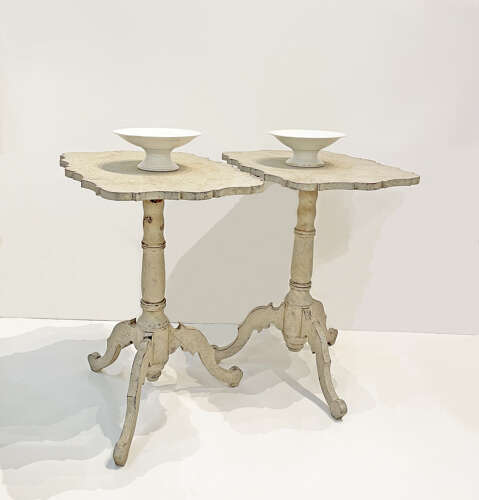 Pair of 19th Century Swedish Gustavian Style Side Tables