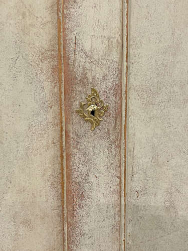 18th Century Swedish Rococo Cupboard-on-Chest