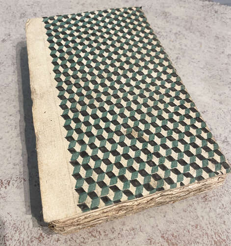 Bundle of 4 19th c Blue/Green French Books