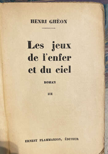 3 marblized small Blue French Books