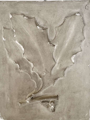 Set of 9 18th c Botanical Plaster Bas-Reliefs - Circa 1780