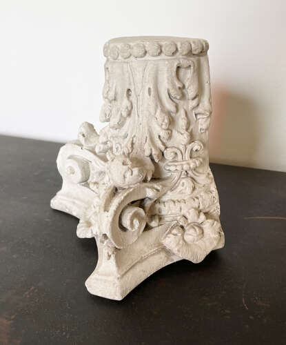 Small 19th century Plaster Capital - circa 1870