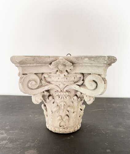Small 19th century Plaster Capital - circa 1870