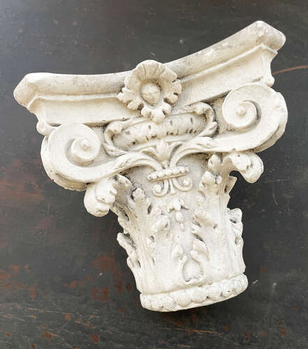Small 19th century Plaster Capital - circa 1870