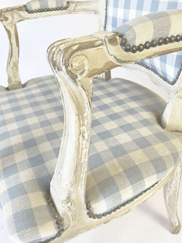 3 Pairs of French 19th c Bergeres Armchairs - circa 1870
