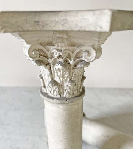 Pr. of Small 20th Century Italian Plaster Columns