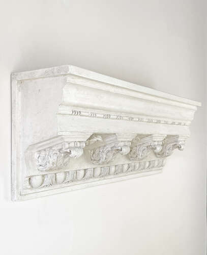 19th Century English Section of Carved Wooden Coving - circa 1890